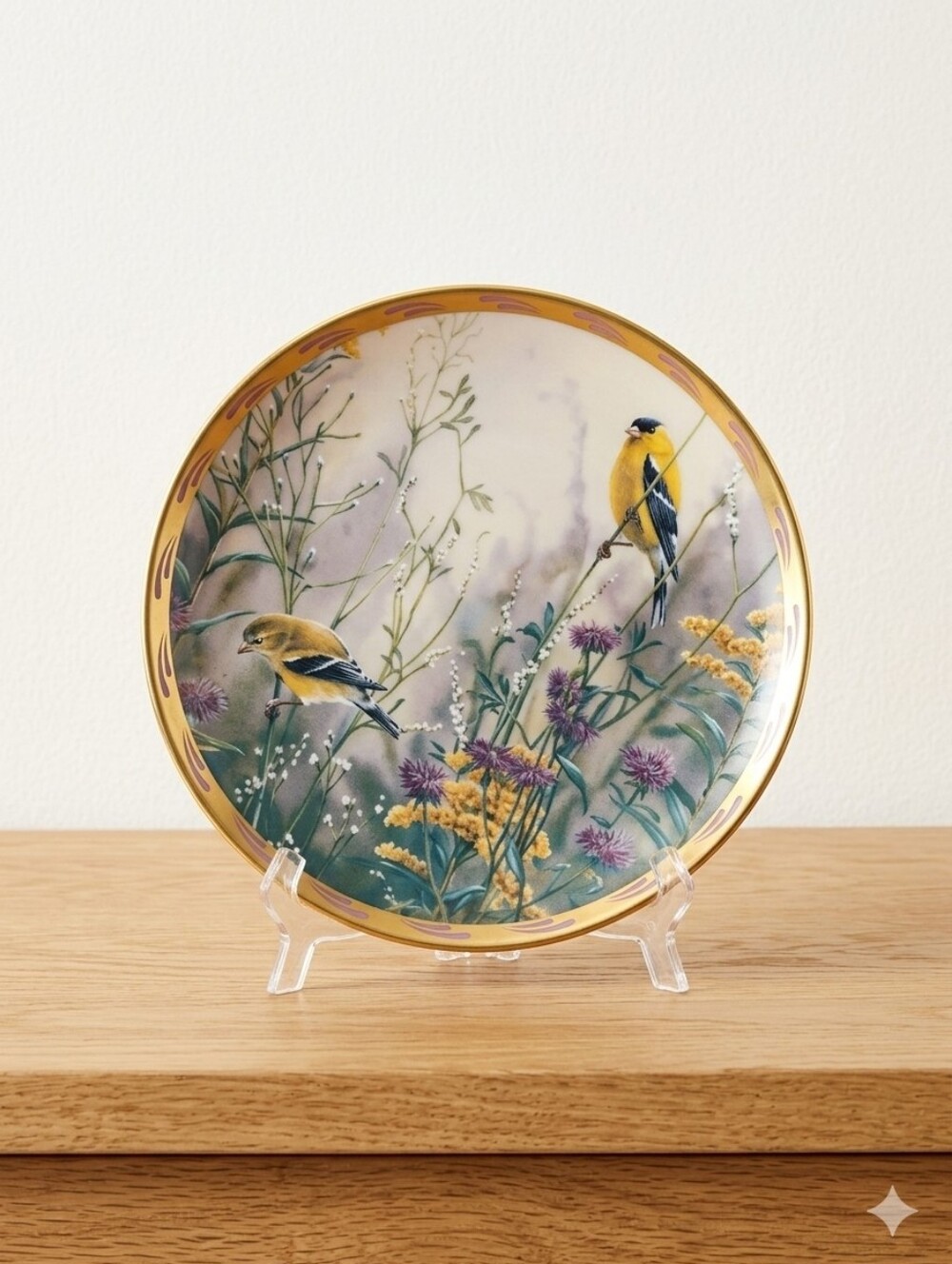 Lenox “Golden Splendor” Collector Plate – Catherine McClung (1992)